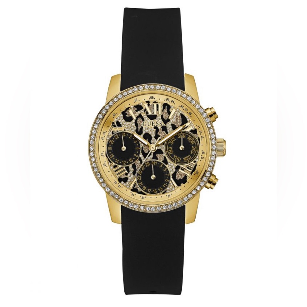 Guess Chronograph Time To‎ Give Ladies Watch (W0023L6) Gold.